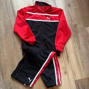 Red and Black Puma 4T Tracksuit